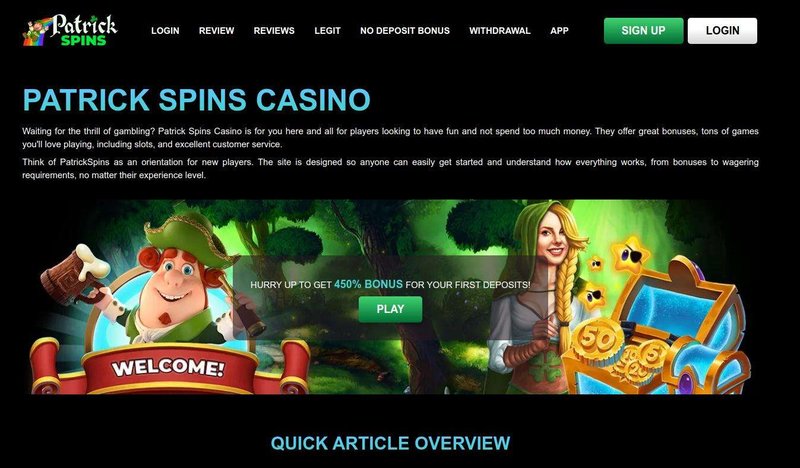 Unlock Big Wins at Patrick Spins Casino UK Today united kingdom patrickspins